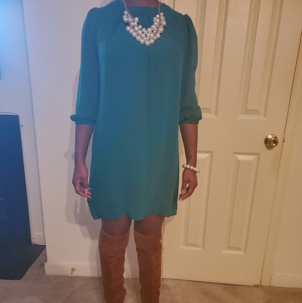 Green dress